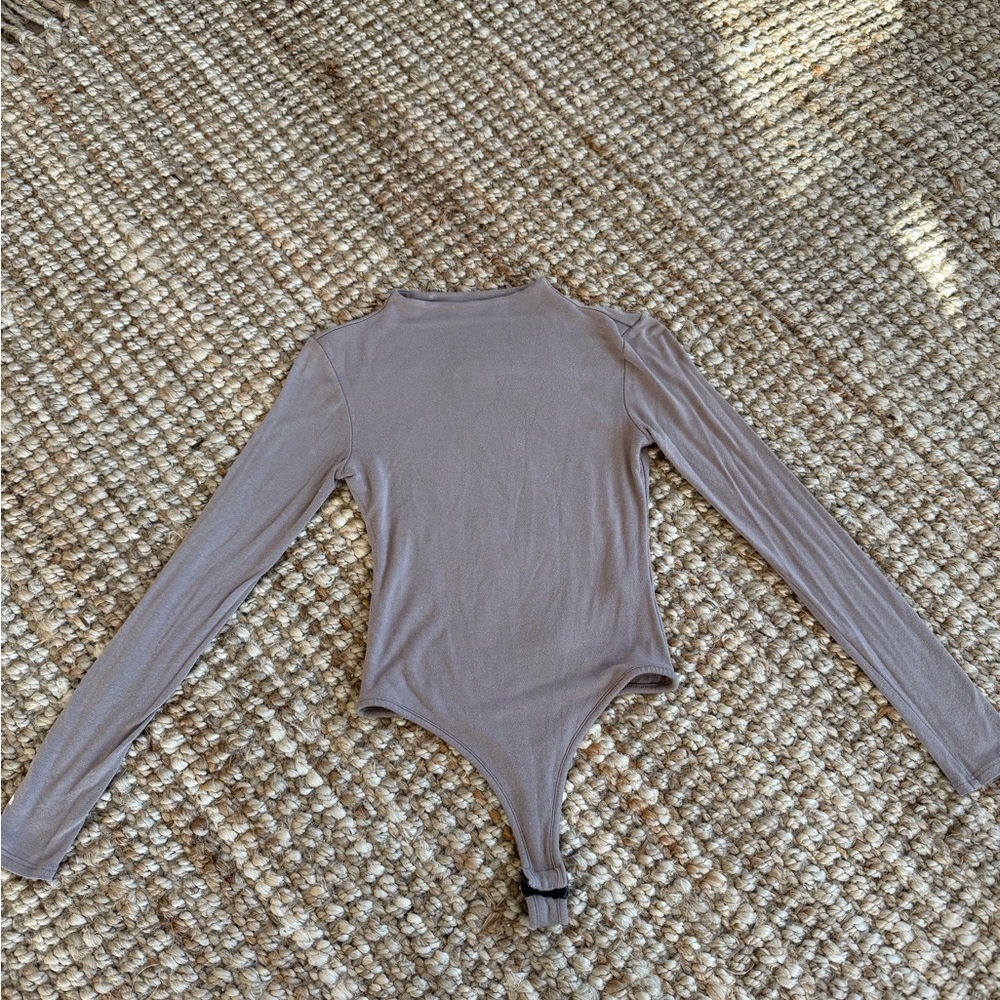 Naked Wardrobe NW bodysuit Taupe S